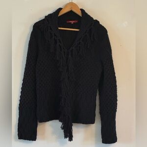 Bianca Black Knit cardigan